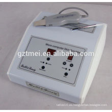 Esponjadora portátil de piel espátula ultrasónica máquina de depuración de la piel